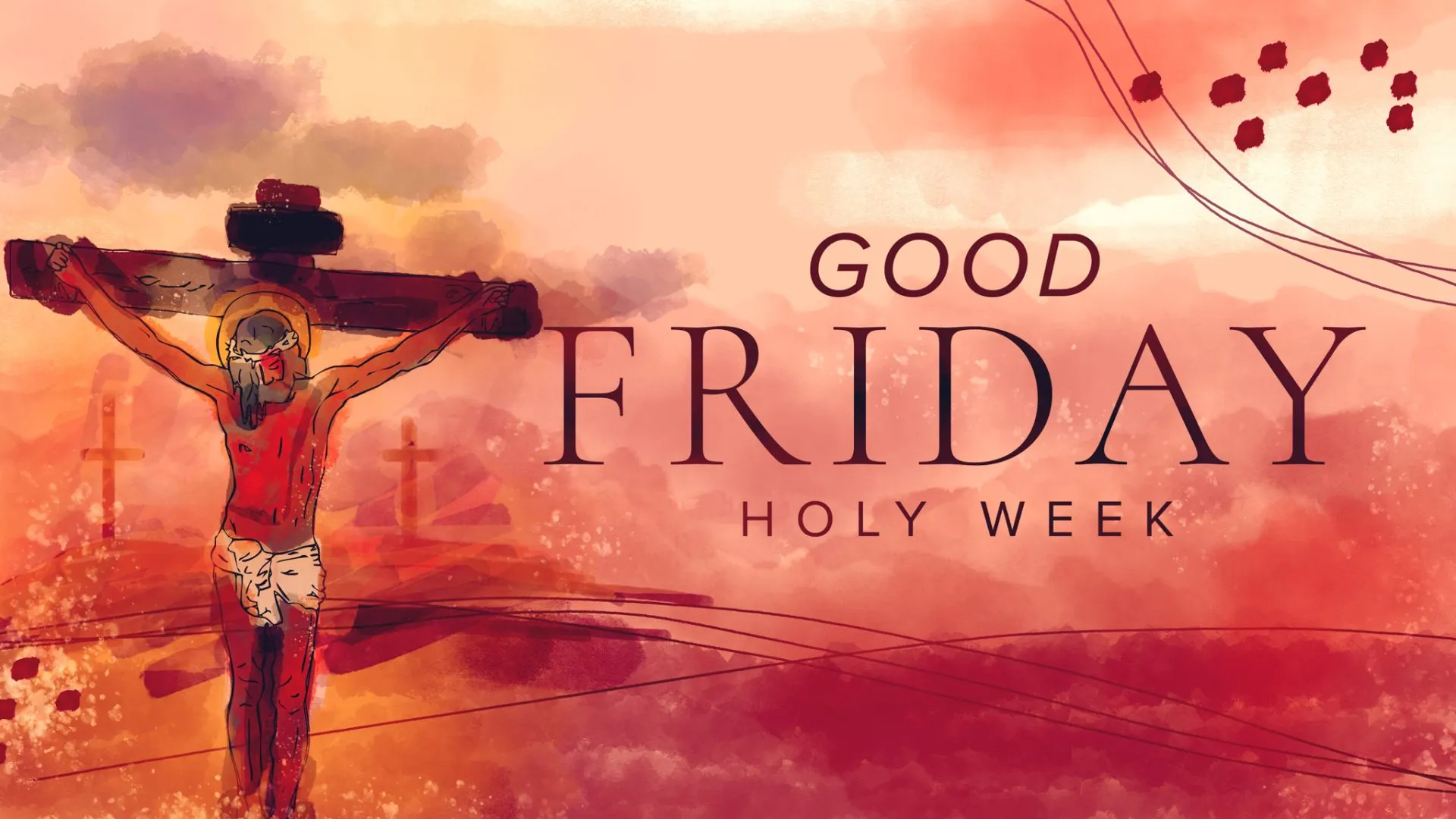 Good Friday: Watercolor Lent Collection preview 1