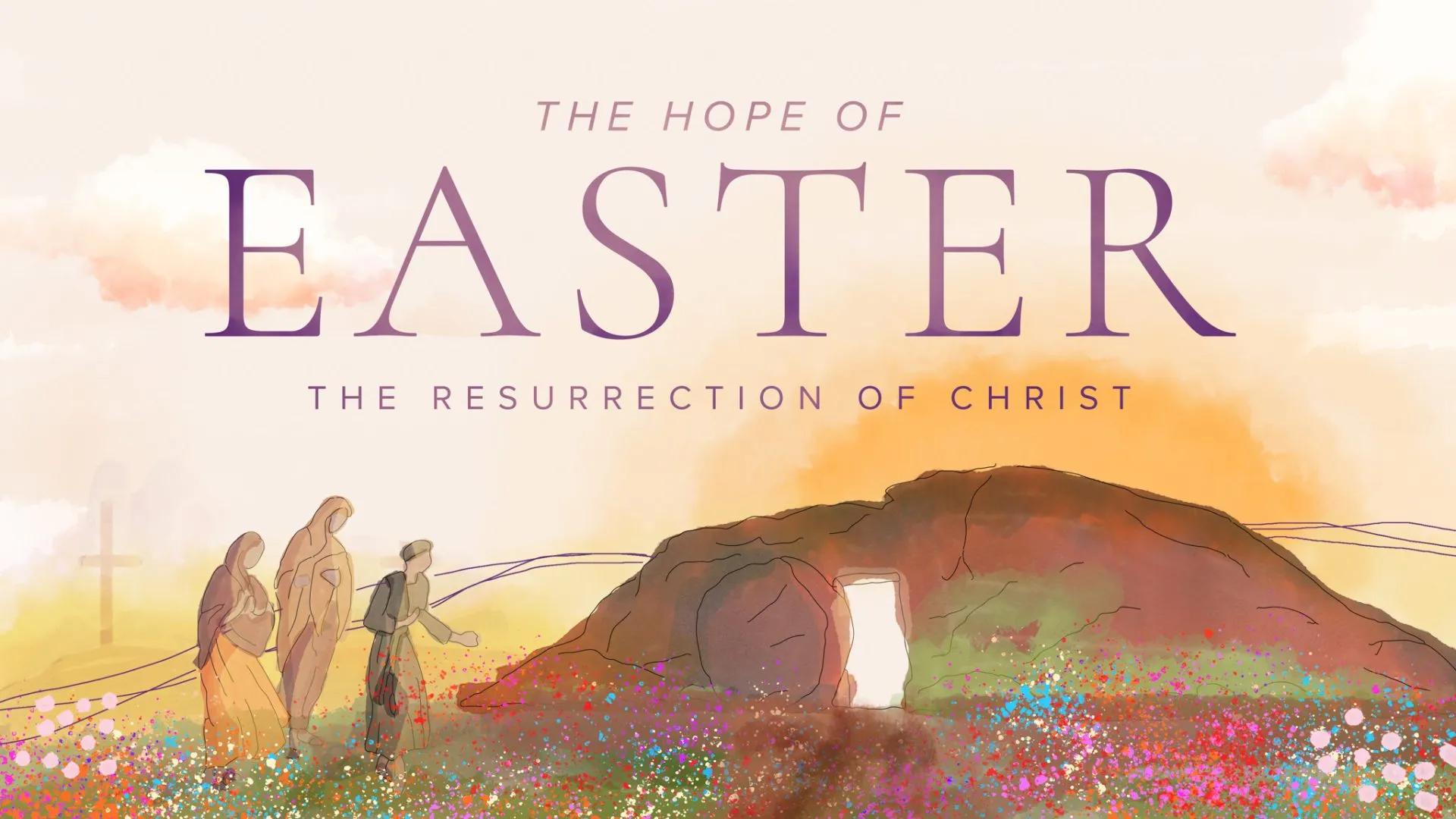 Easter Tomb: Watercolor Lent Collection preview 1