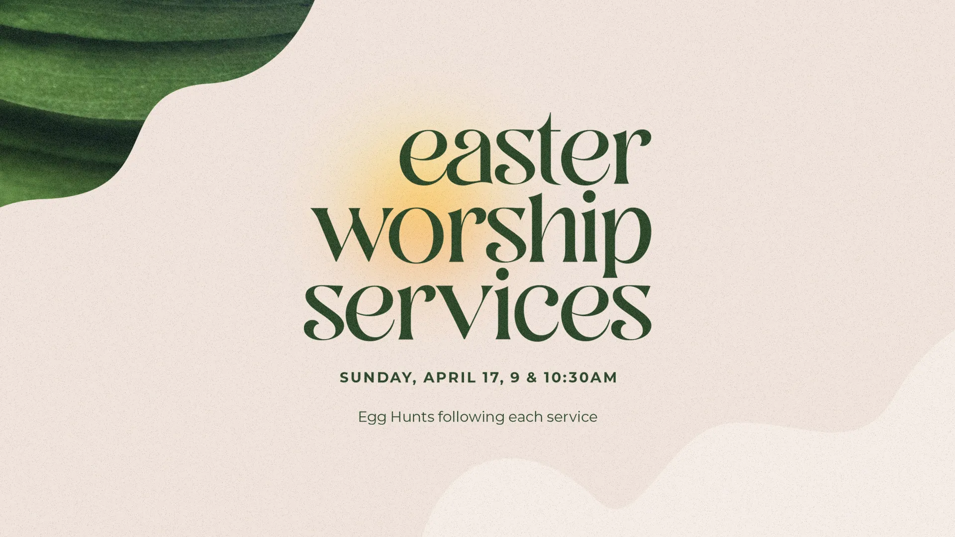 Easter Worship Services