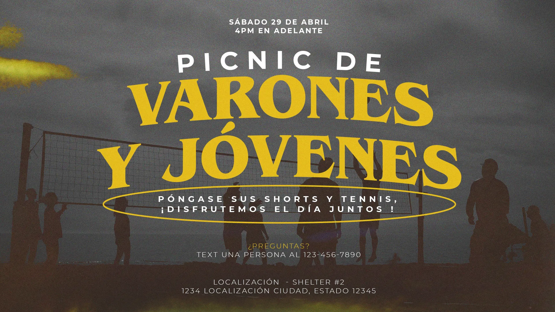 Youth picnic invitation highlighting fellowship, fun activities, and community engagement in a vibrant outdoor setting.