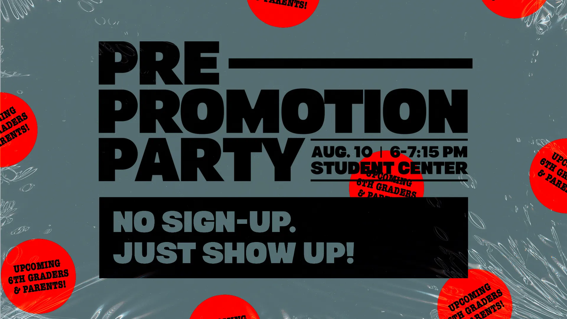 Pre-Promotion Party