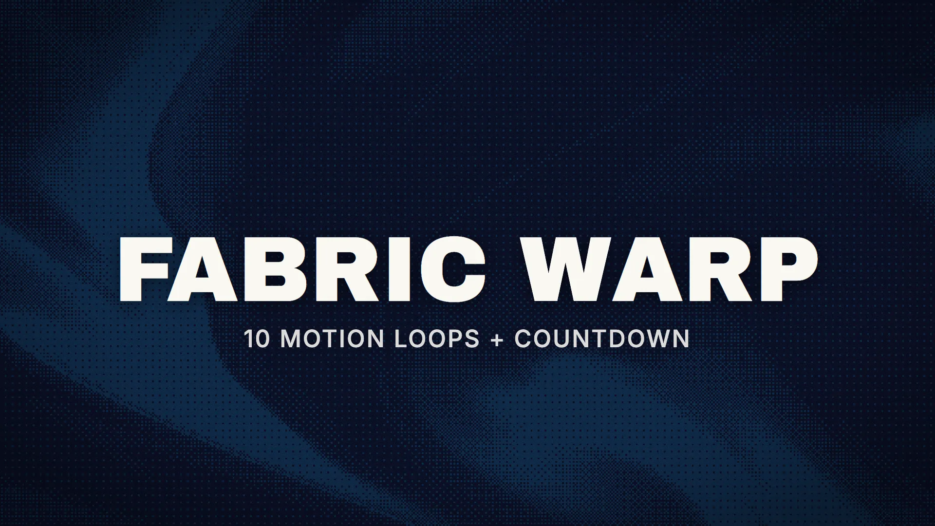 Abstract rippling fabric folds warping in slow motion, used as a worship background loop