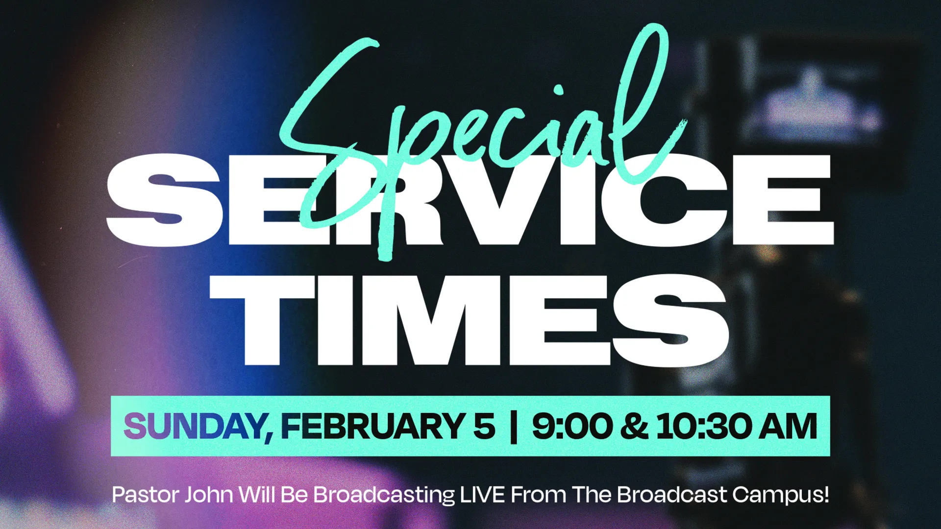 Special Service Times