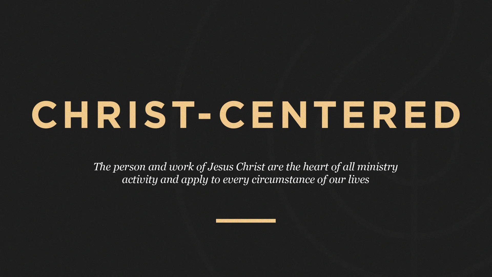 Christ-Centered
