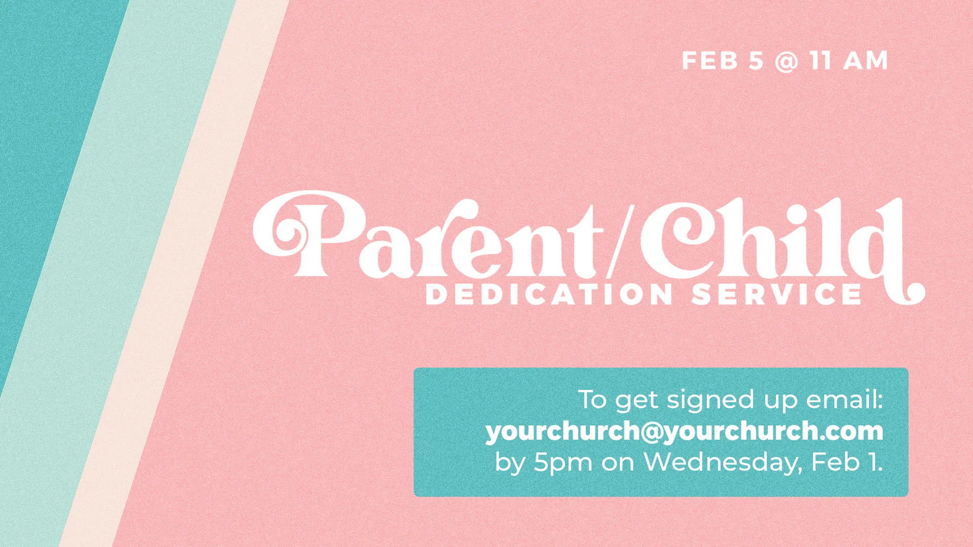 Parent Child Dedication