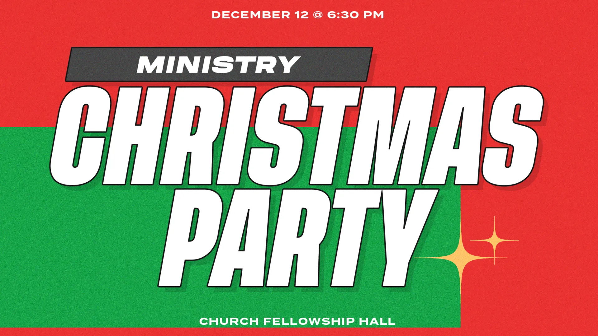 Ministry Christmas Party