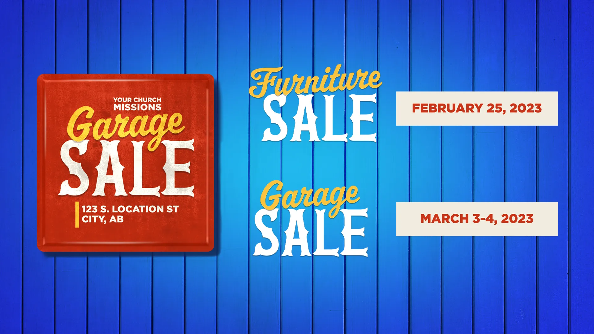 Garage And Furniture Sale
