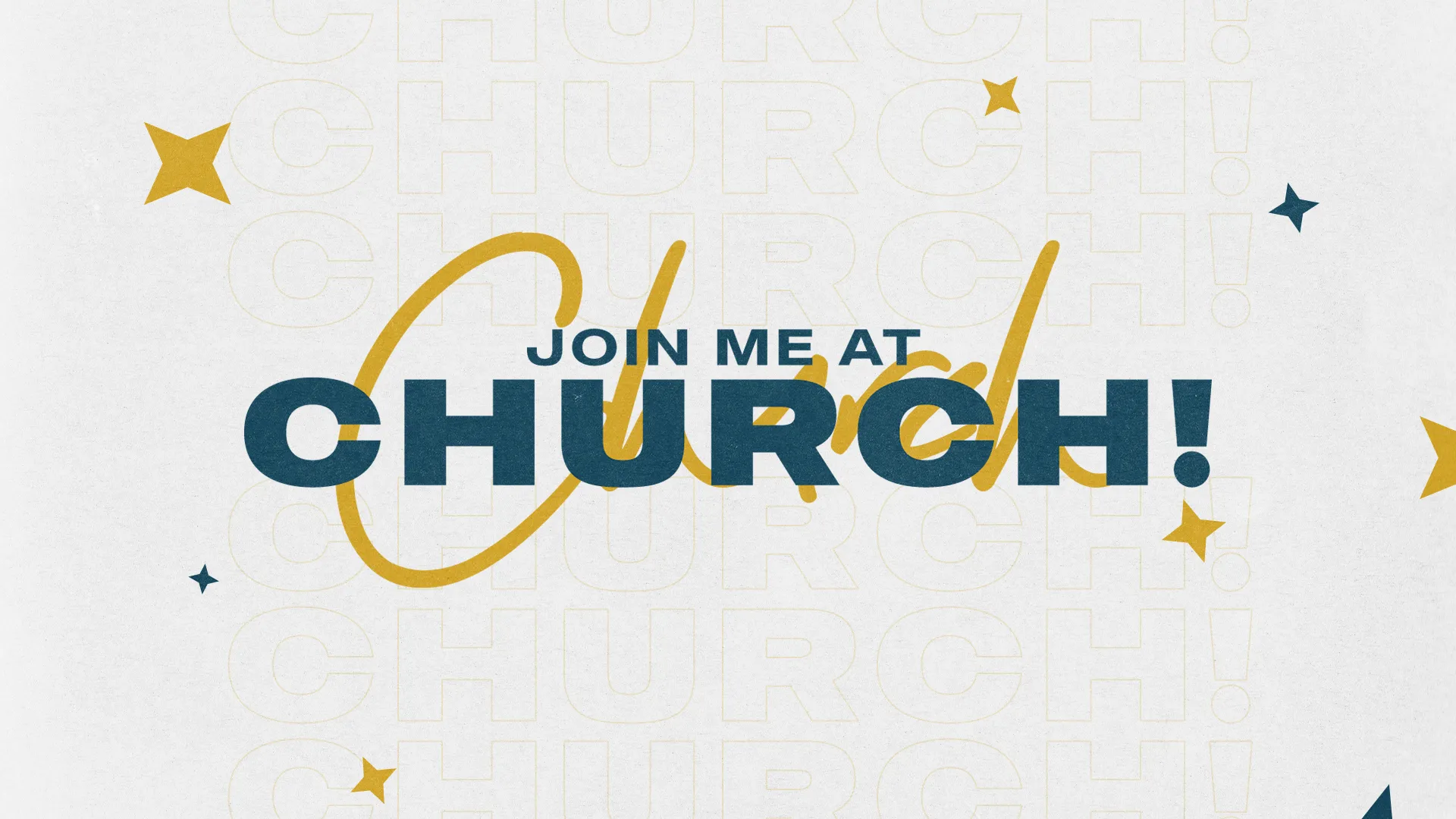 Join Me At Church