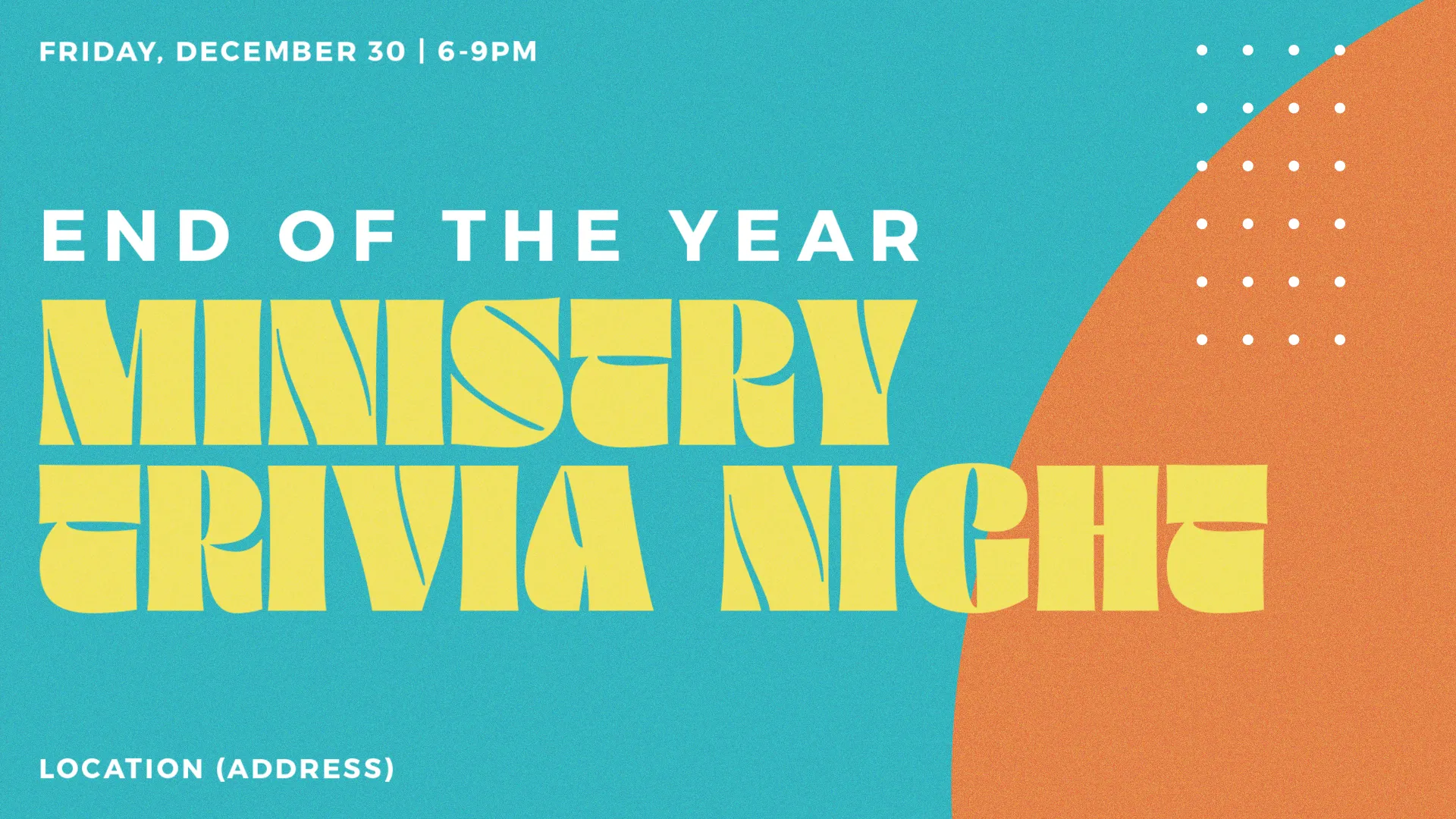 End Of The Year Trivia Night