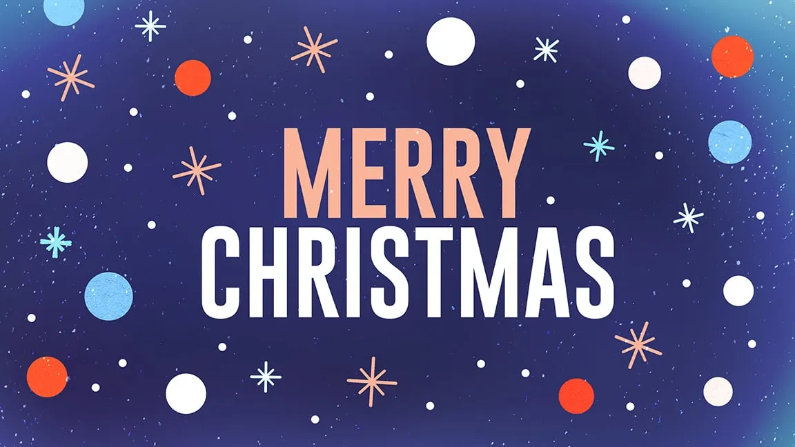 Merry Christmas Dots