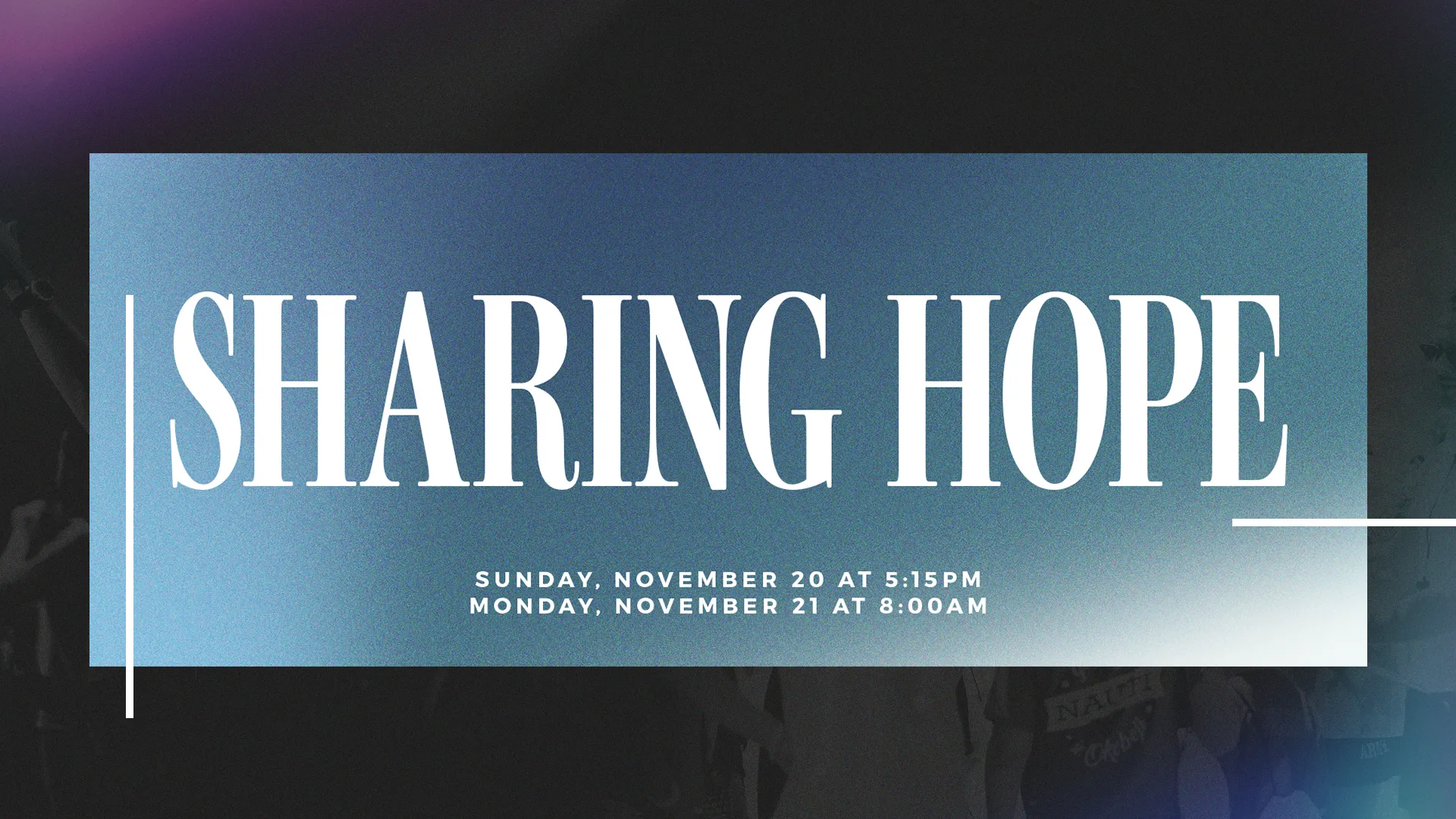 Sharing Hope