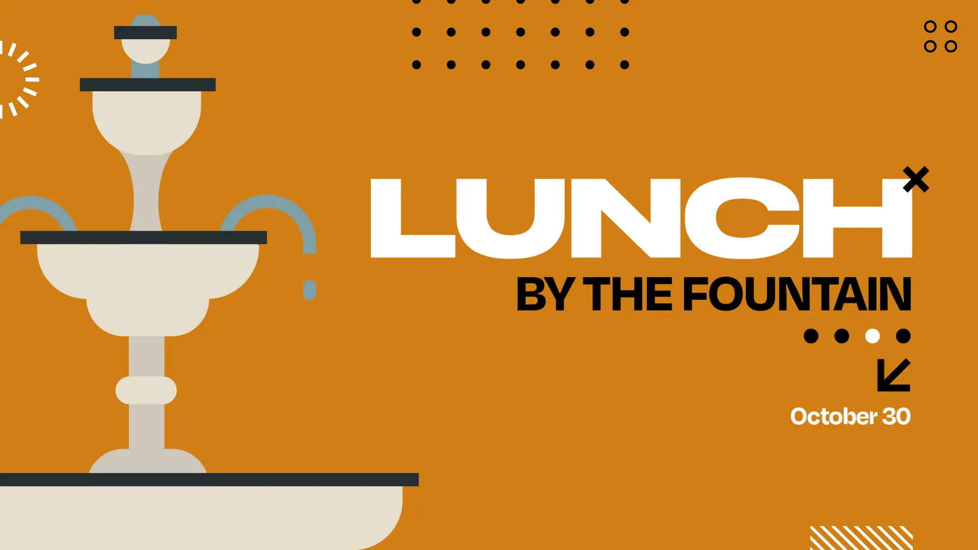 Lunch By The Fountain