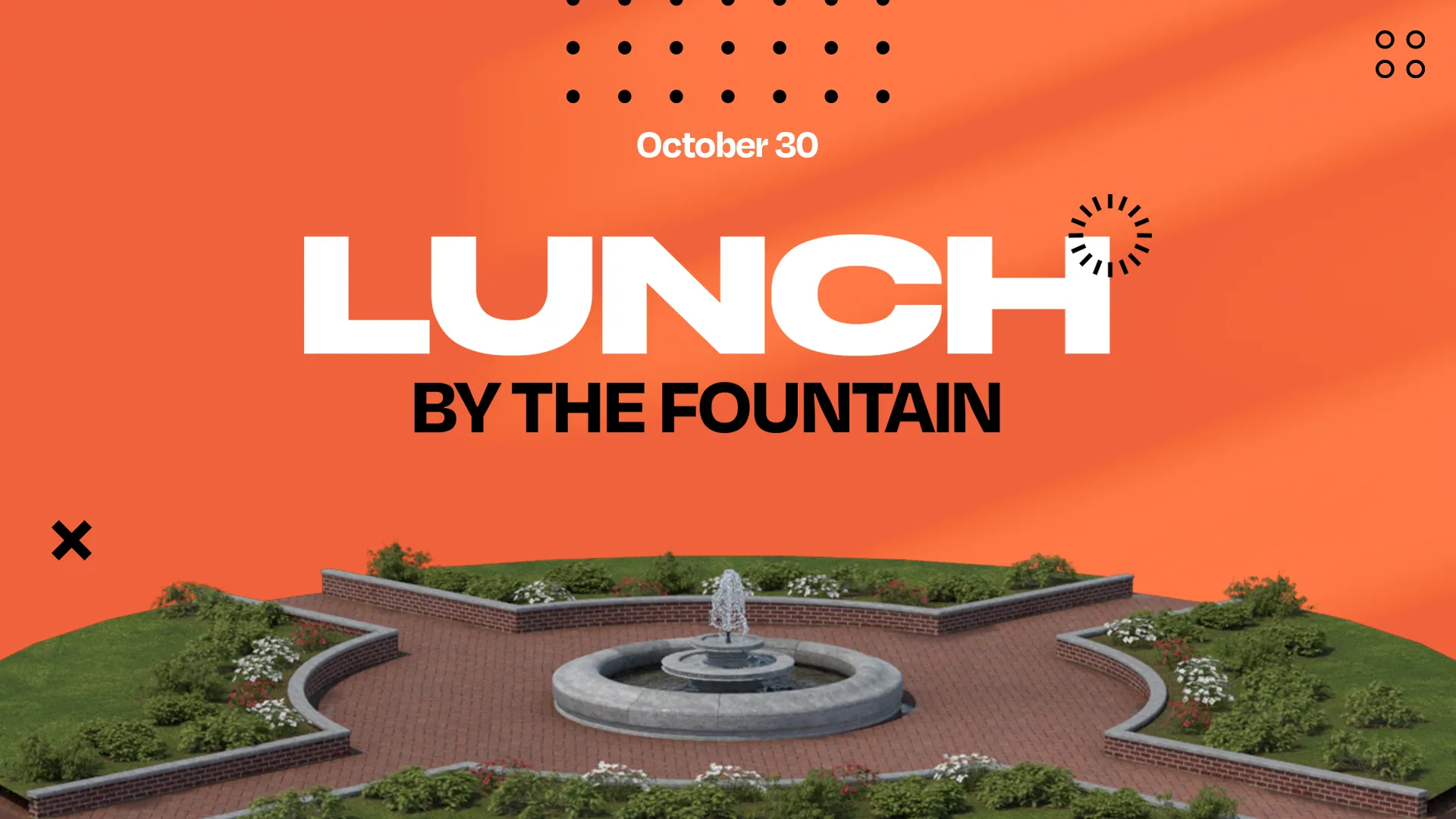 Lunch By The Fountain
