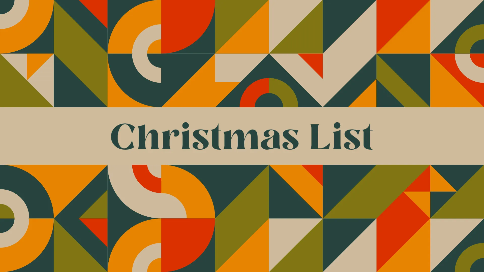 Christmas List