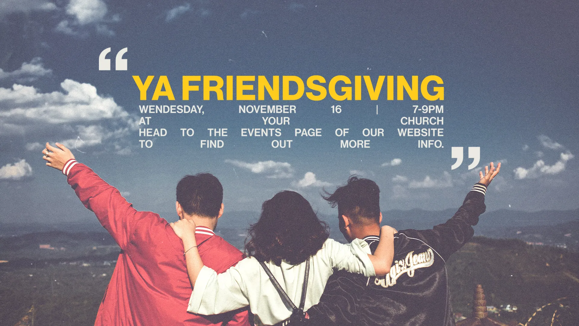 YA Friendsgiving