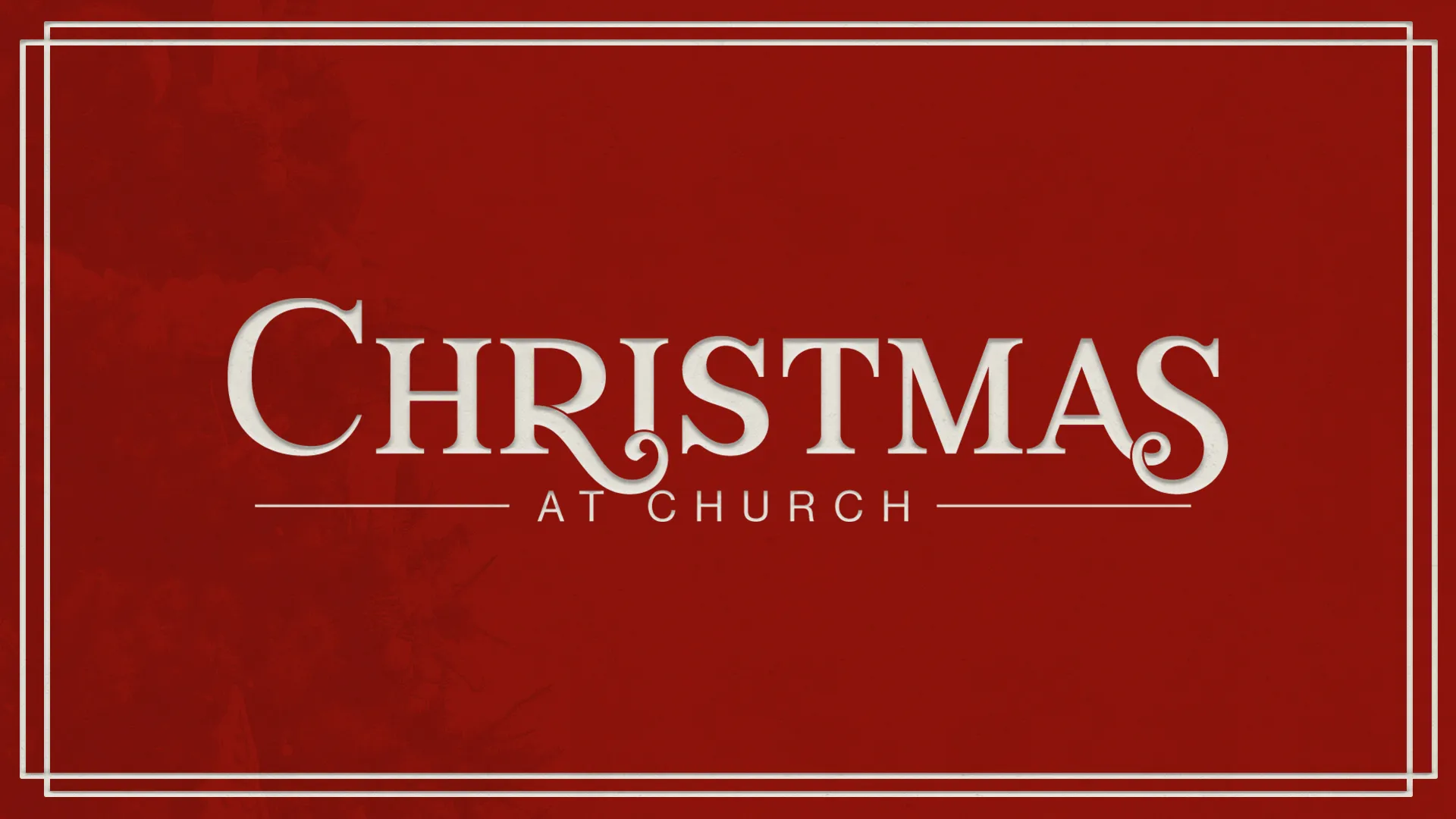 Christmas At Church
