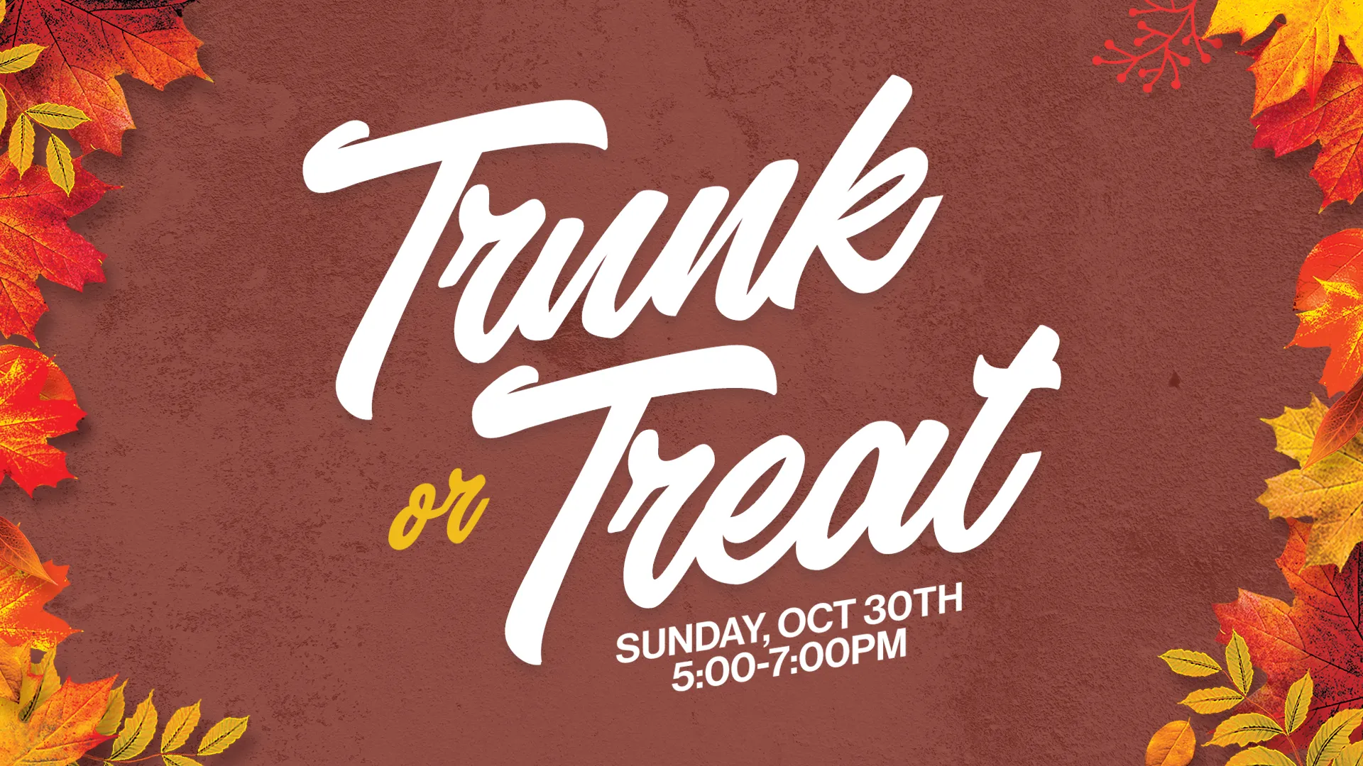 Trunk Or Treat