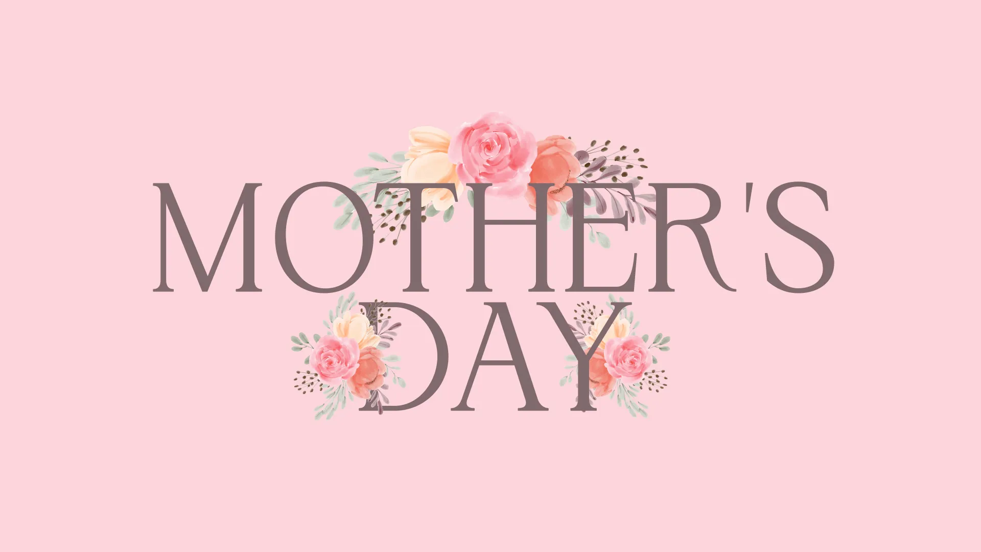 "Mother's Day celebration with floral accents, symbolizing love, gratitude, and community in faith."