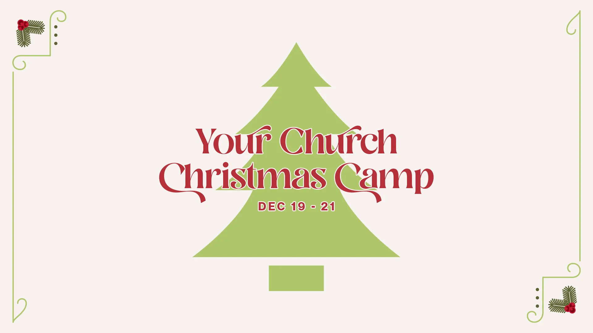 Your Church Christmas Camp