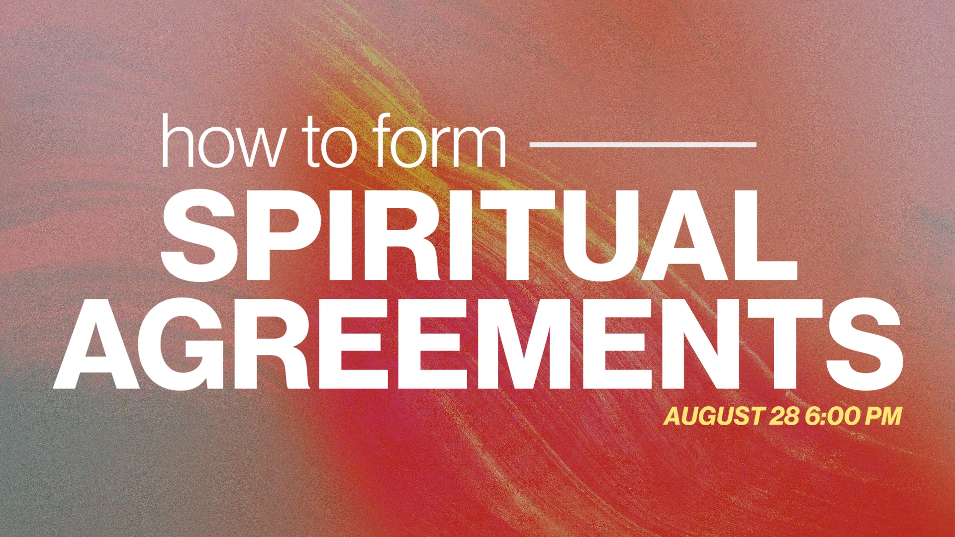 How To Form Spiritual Agreements