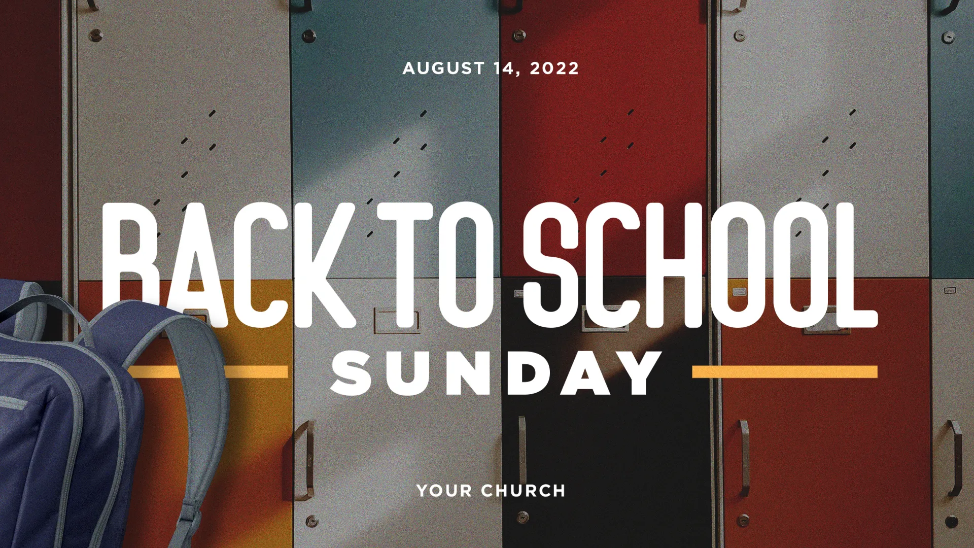 Back to School Sunday