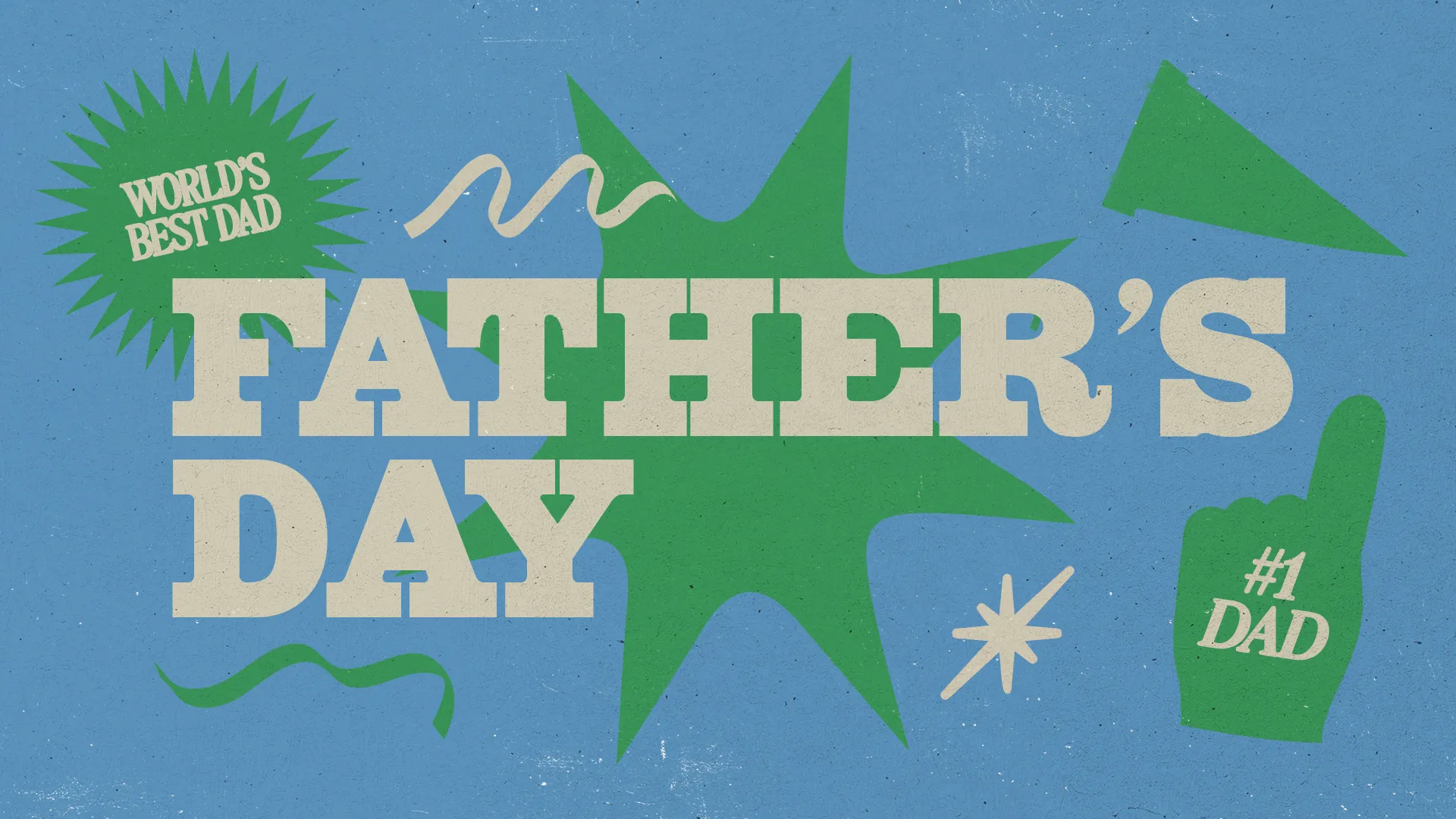 Celebrating Father's Day with vibrant graphics, honoring dads and community at your church.