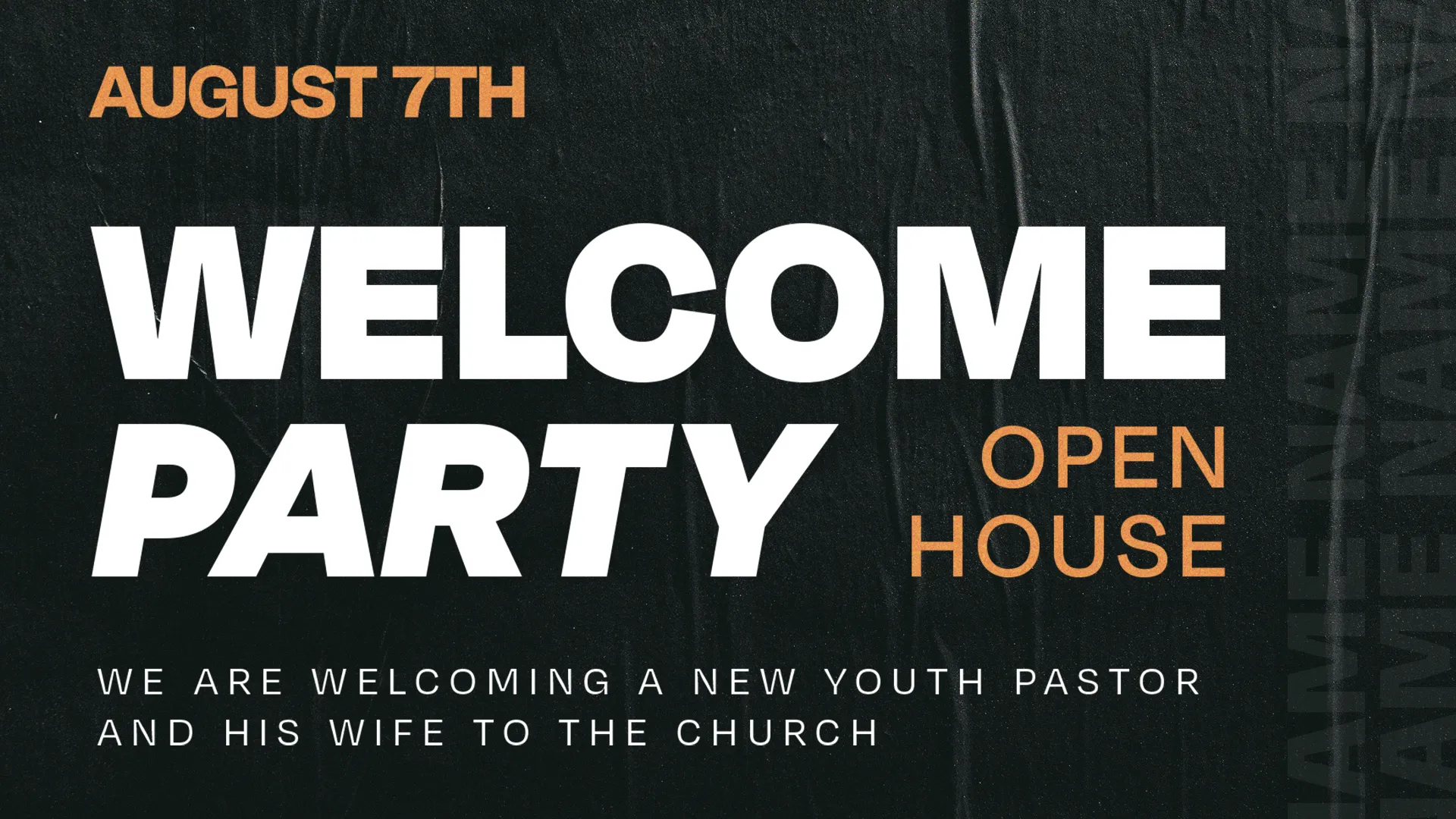 Welcome Party Open House