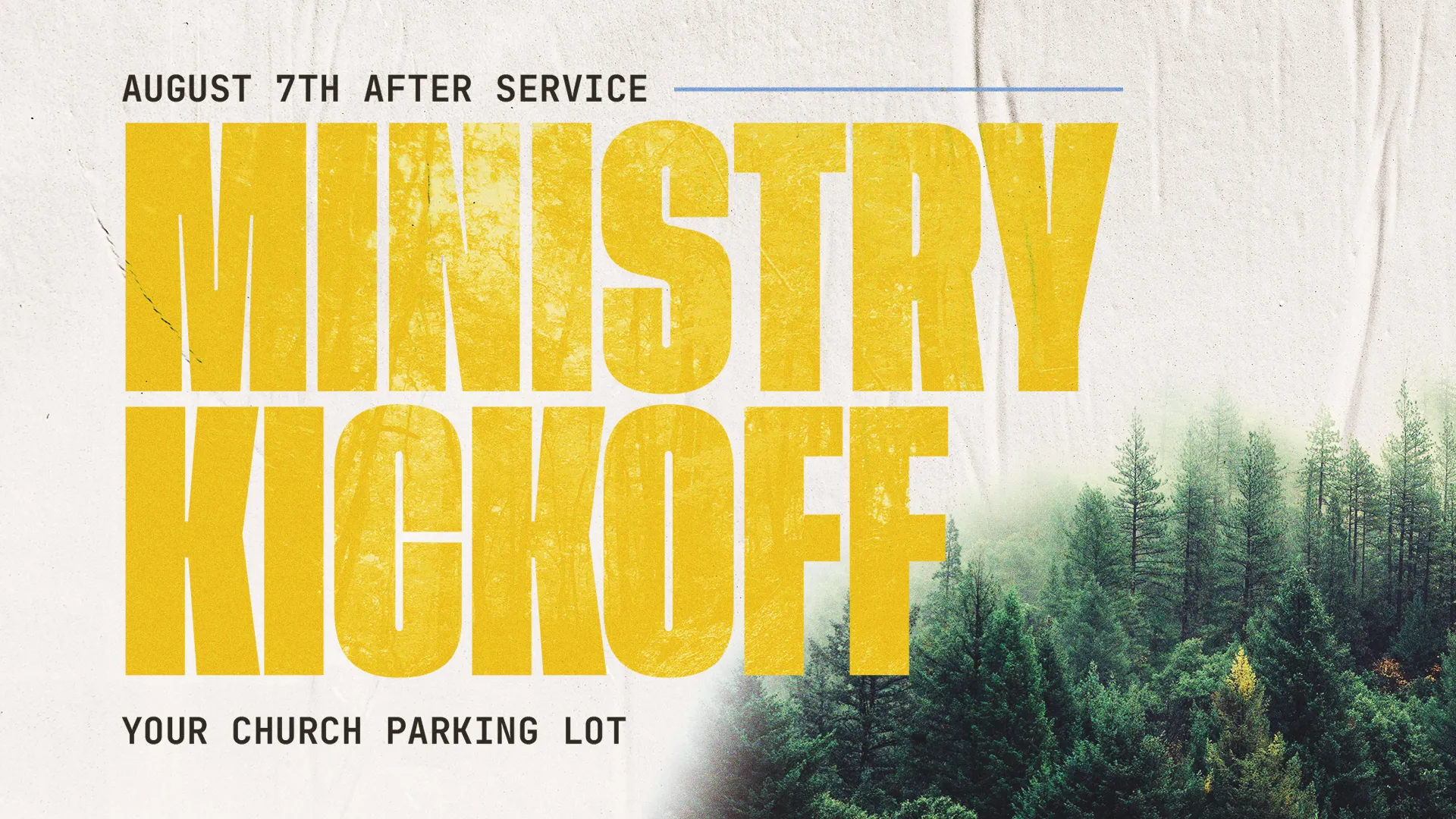 Ministry Kickoff