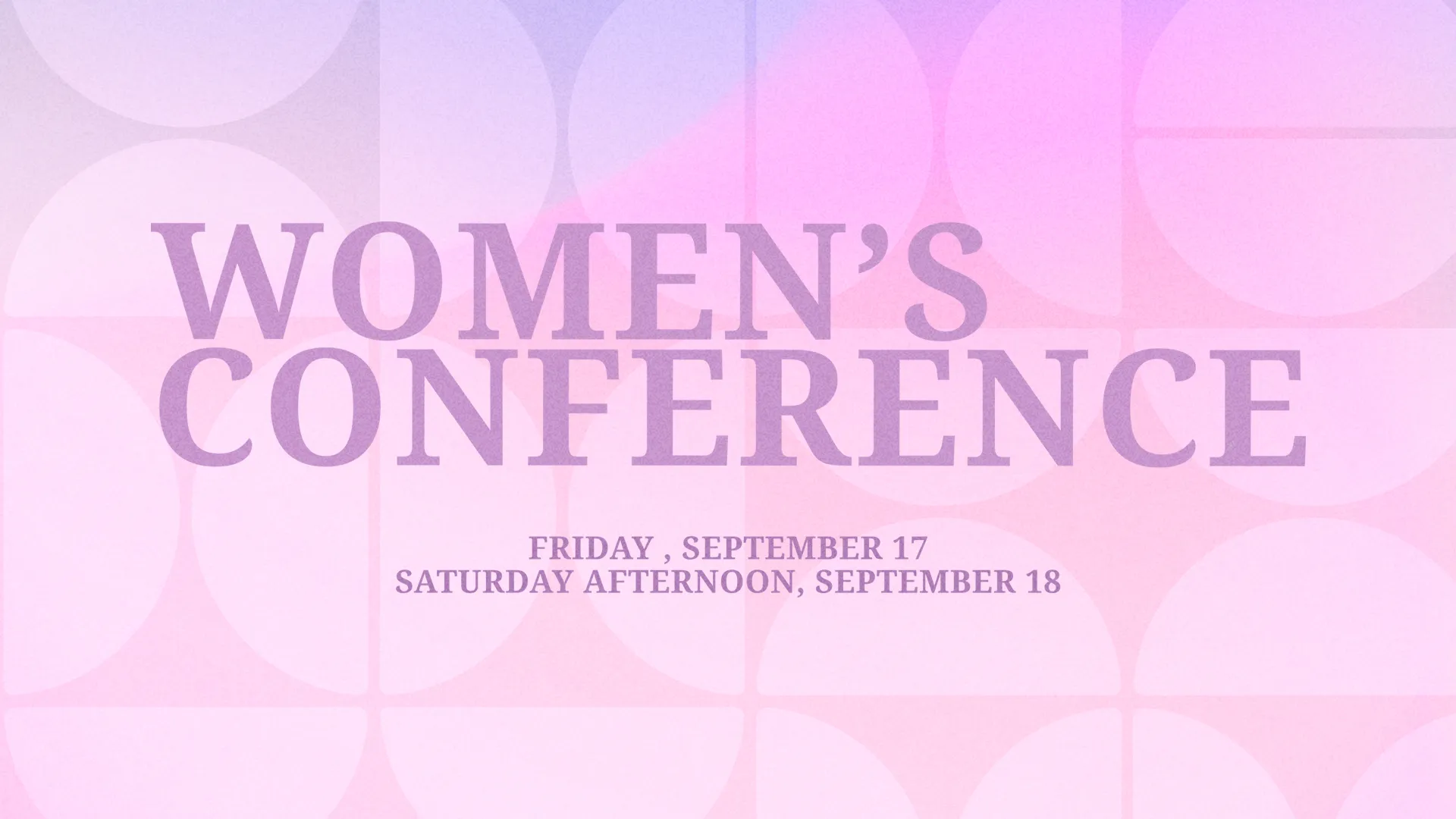 Women’s Conference