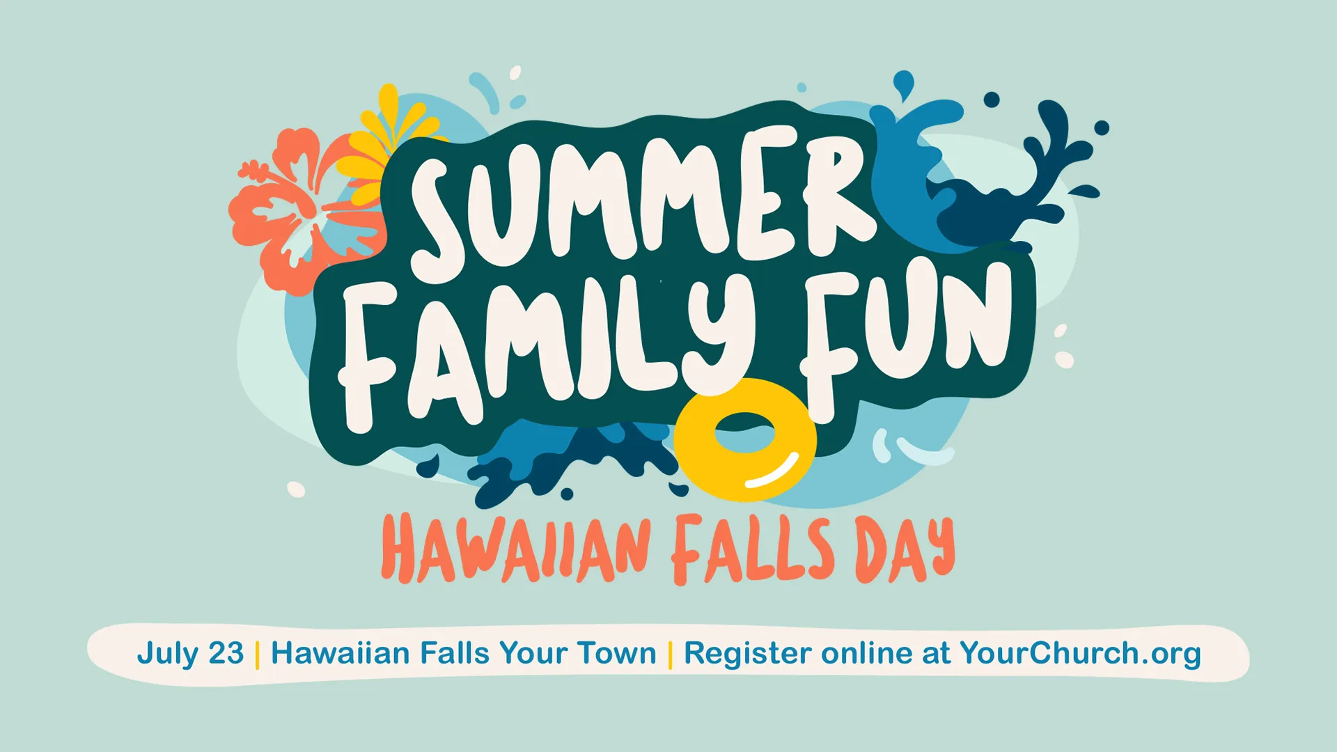 Summer Family Fun Hawaiian Falls