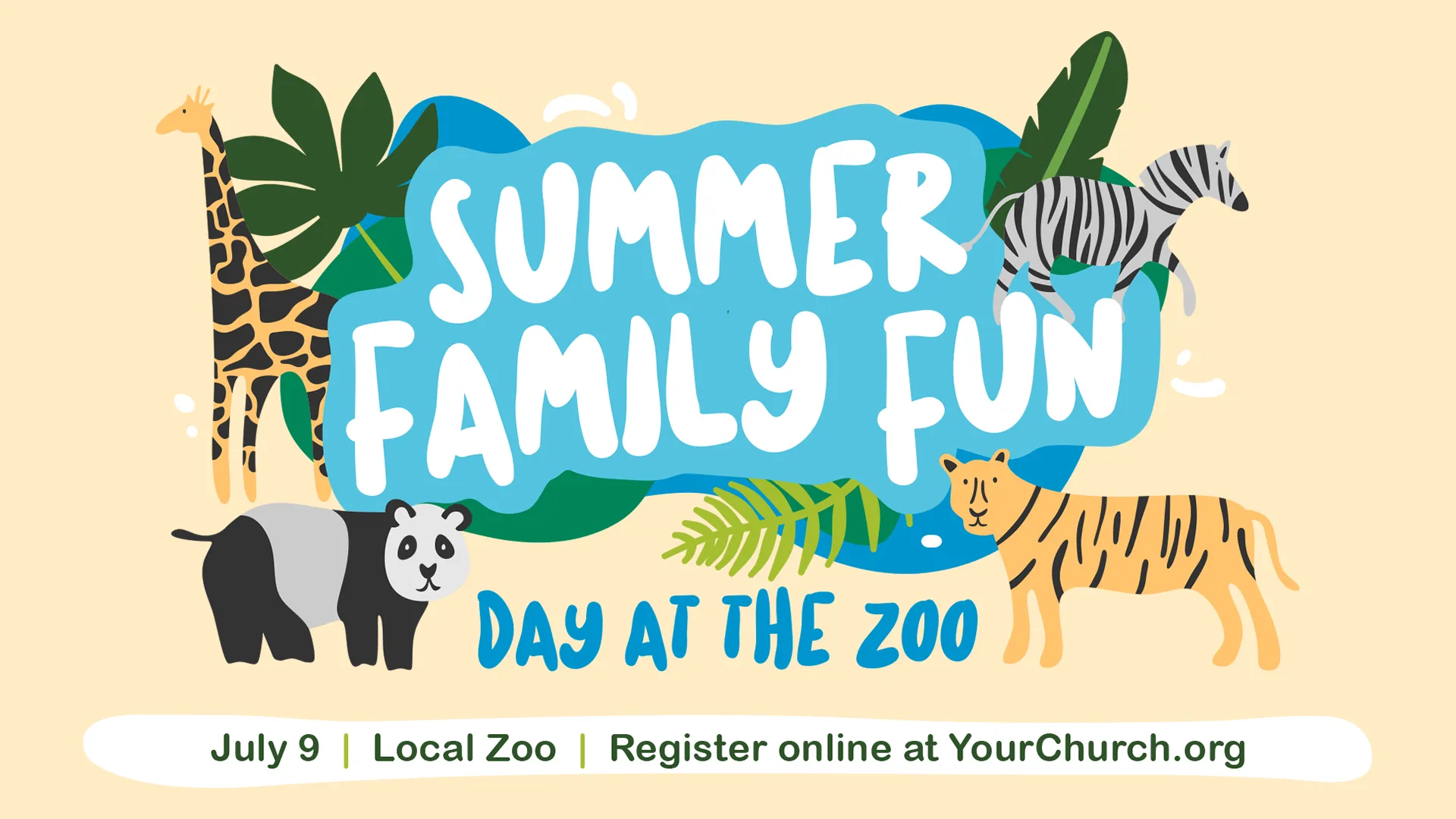 Summer Family Fun Day At The Zoo