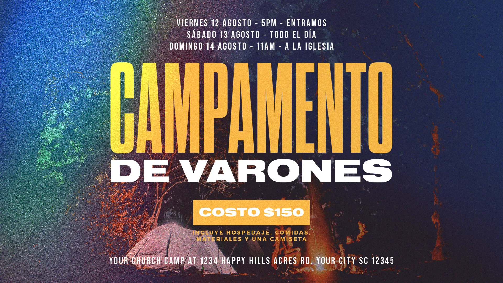 Campamento De Varones