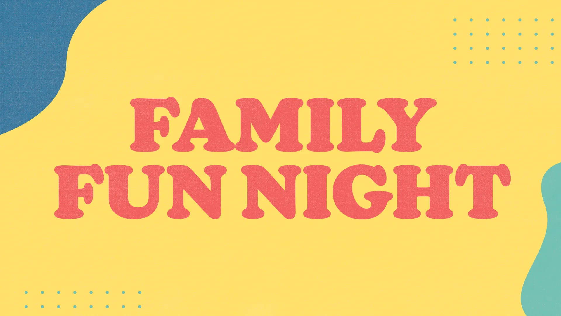 Family Fun Night at church for kids, fostering community, joy, and faith through engaging activities. Registration details included.