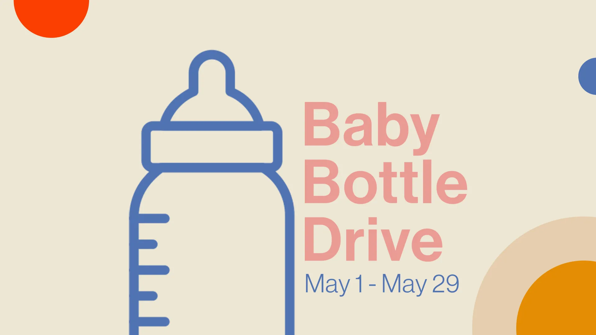 Baby Bottle Drive