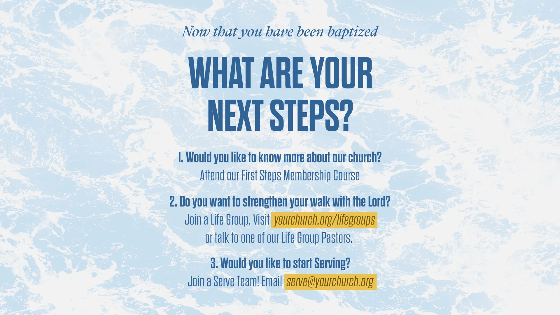 Next Steps