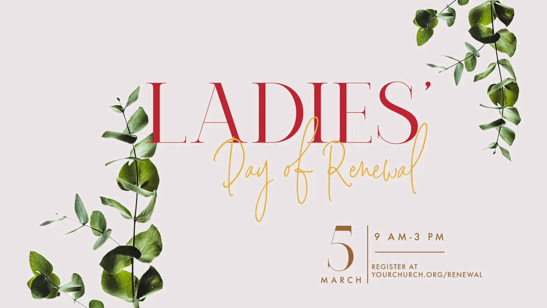 Ladies Day of Renewal