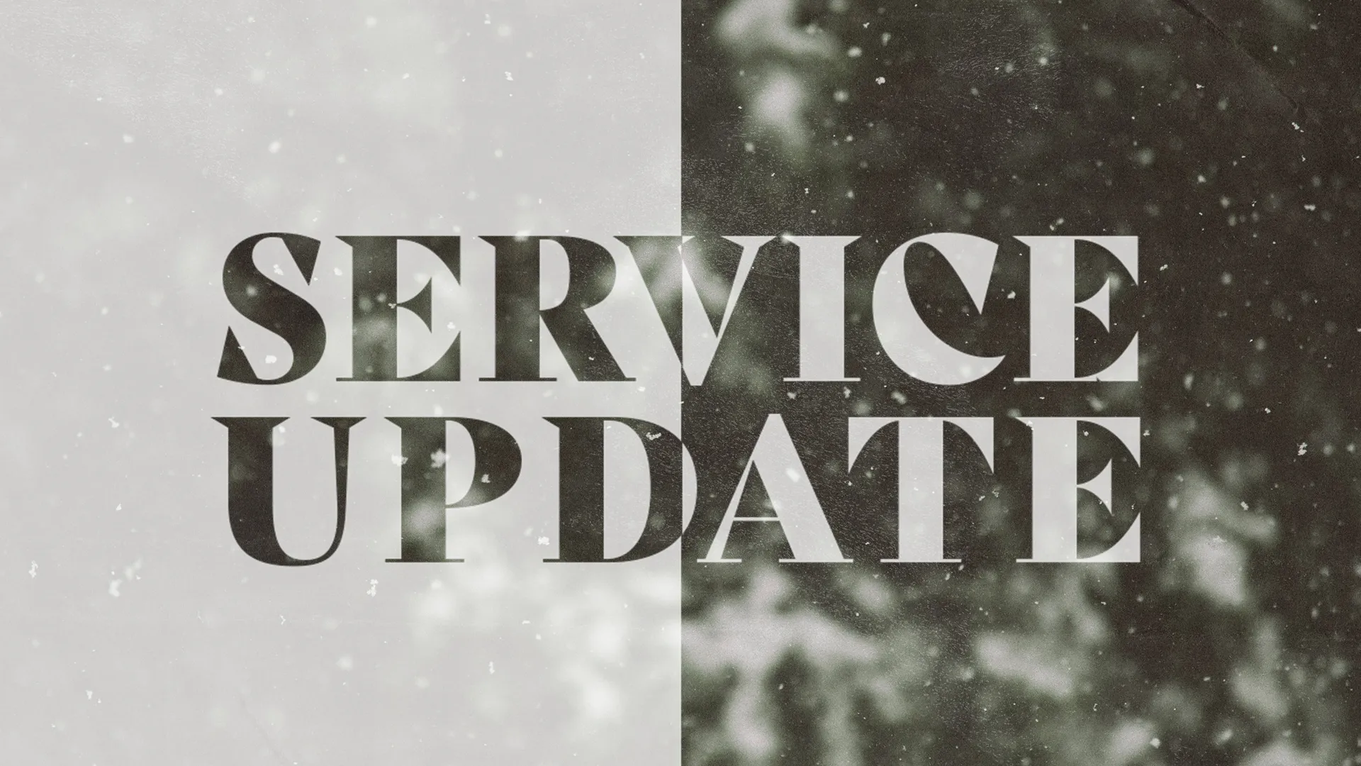 Service Update