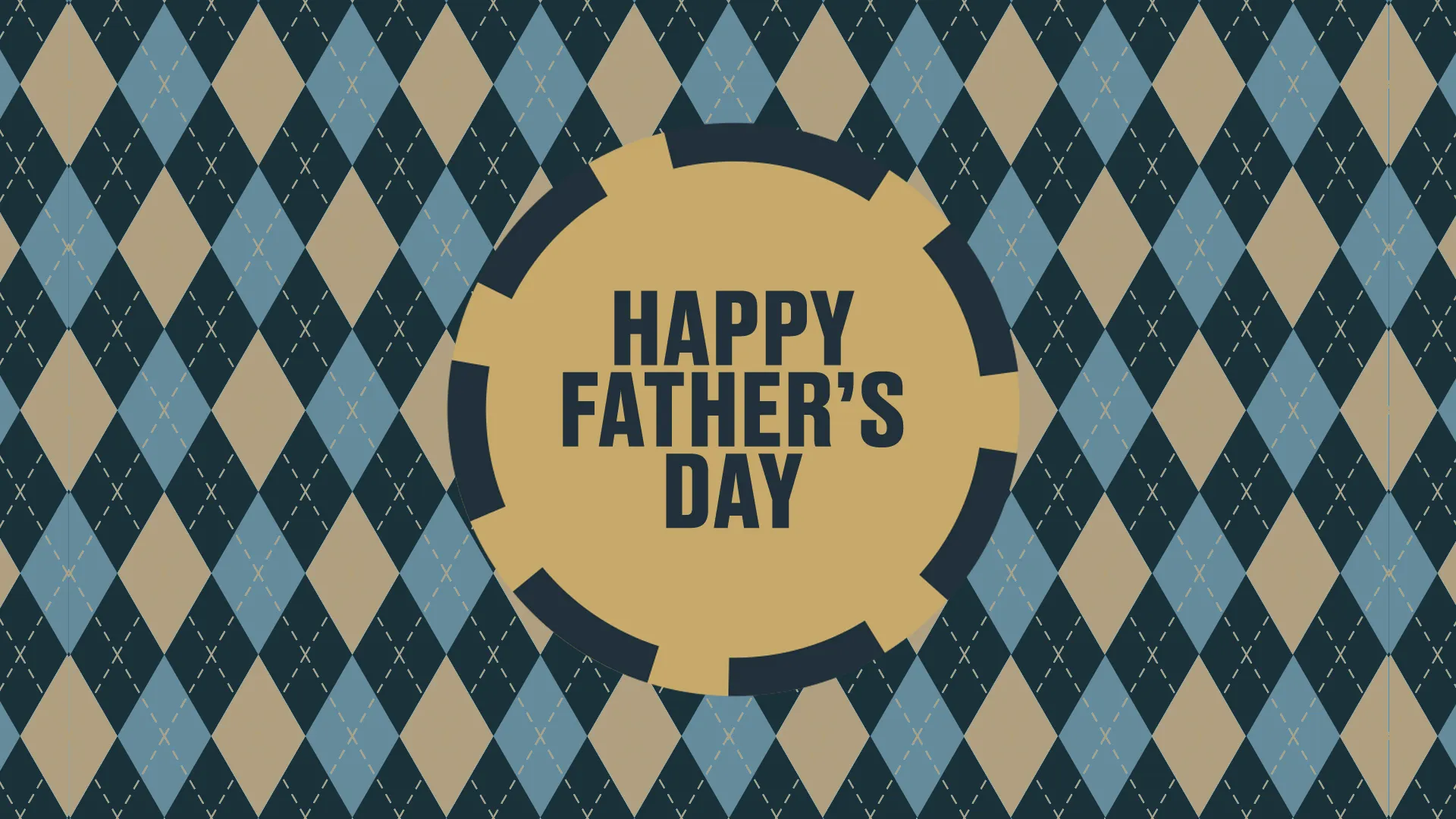 "Celebrating Father's Day with a warm, inviting design, fostering community and faith at your church."