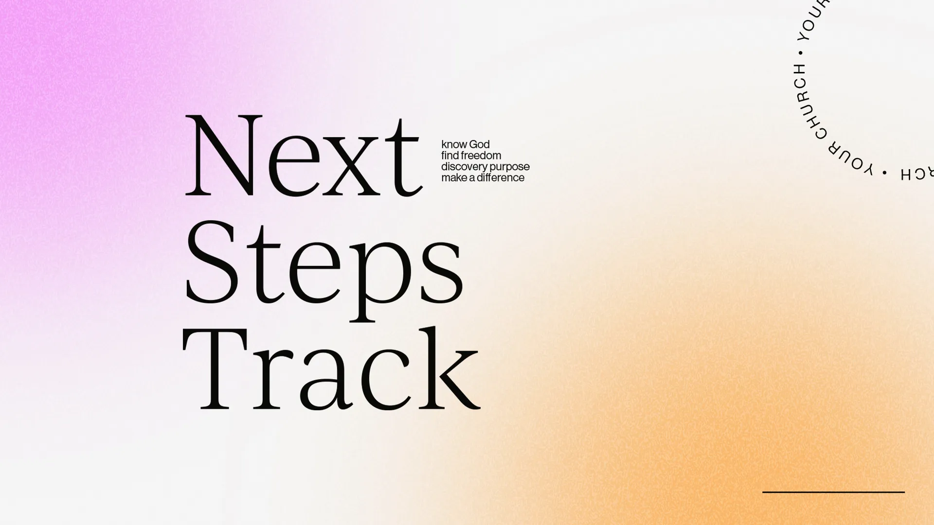 Next Steps Track