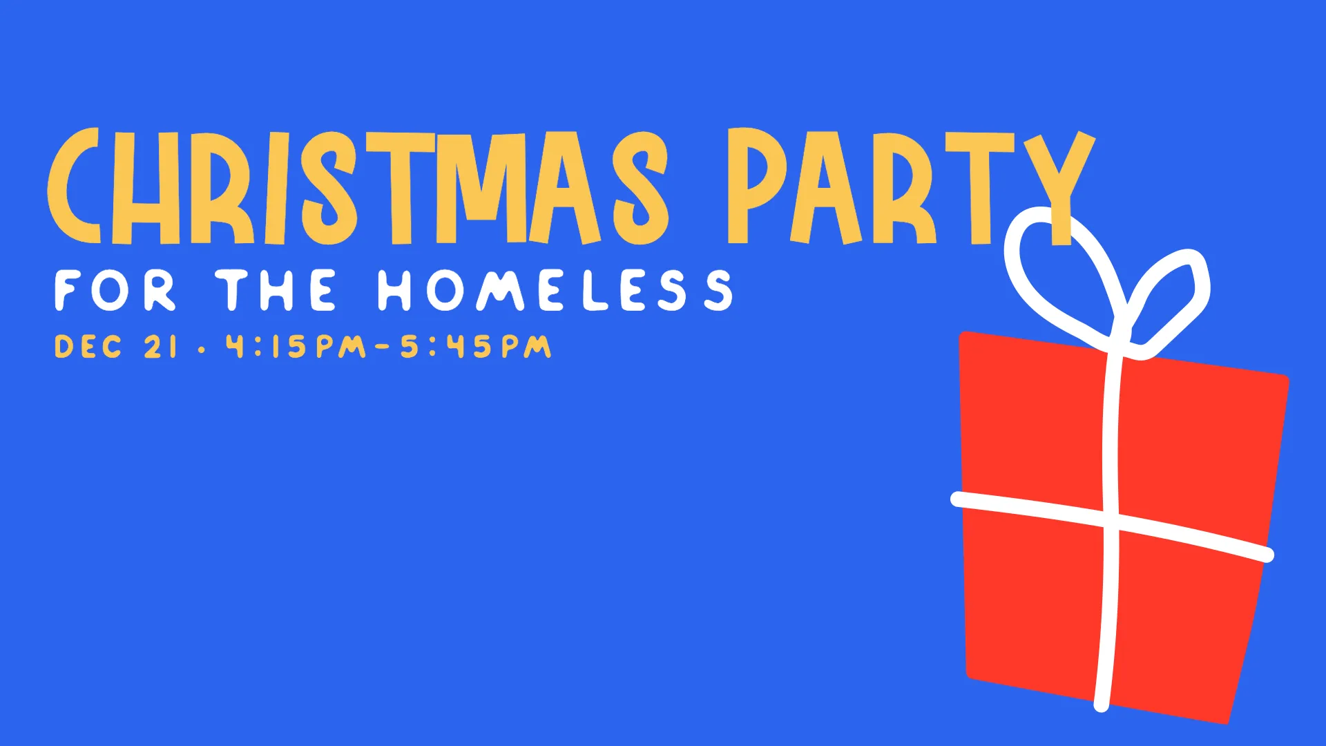 Christmas Party for the Homeless