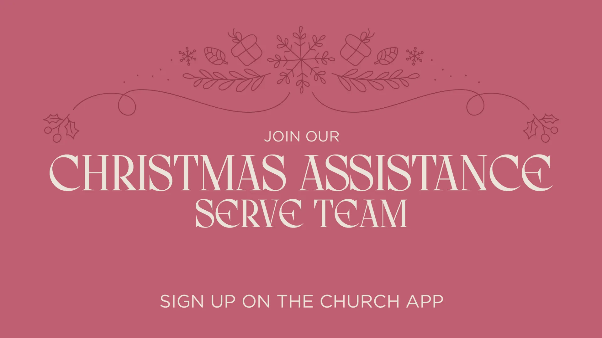 Christmas Assistance Serve Team