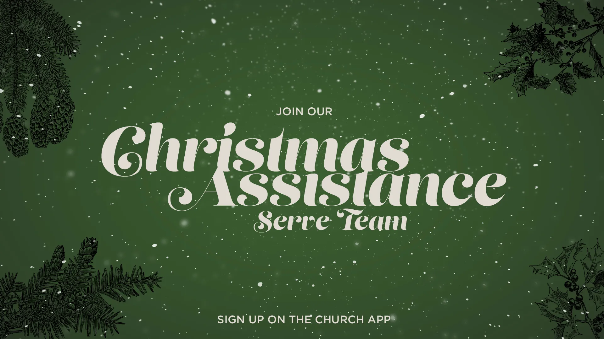 Join the Christmas Assistance Serve Team to spread joy and support within our community this holiday season.