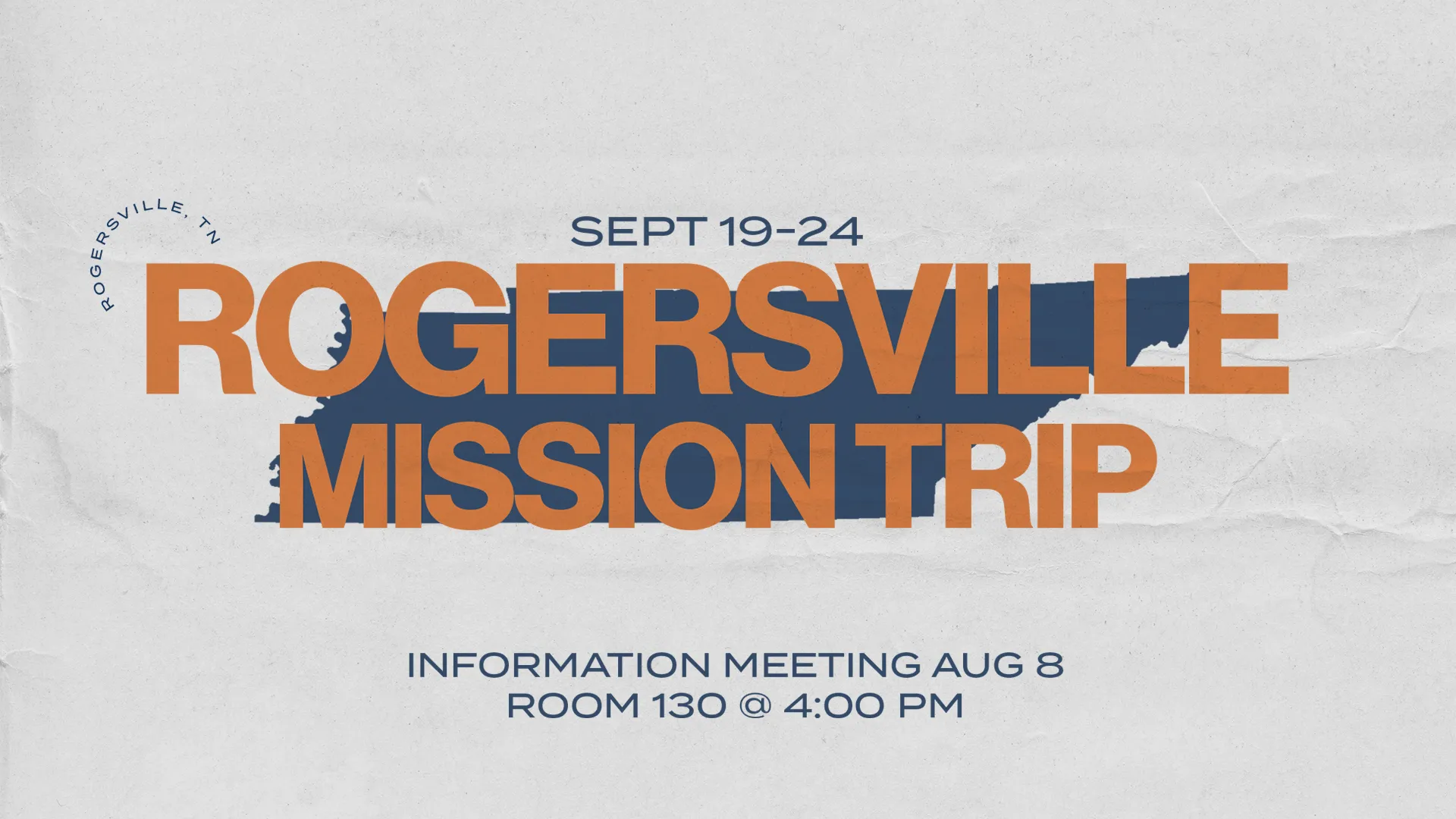 Rogersville Mission Trip