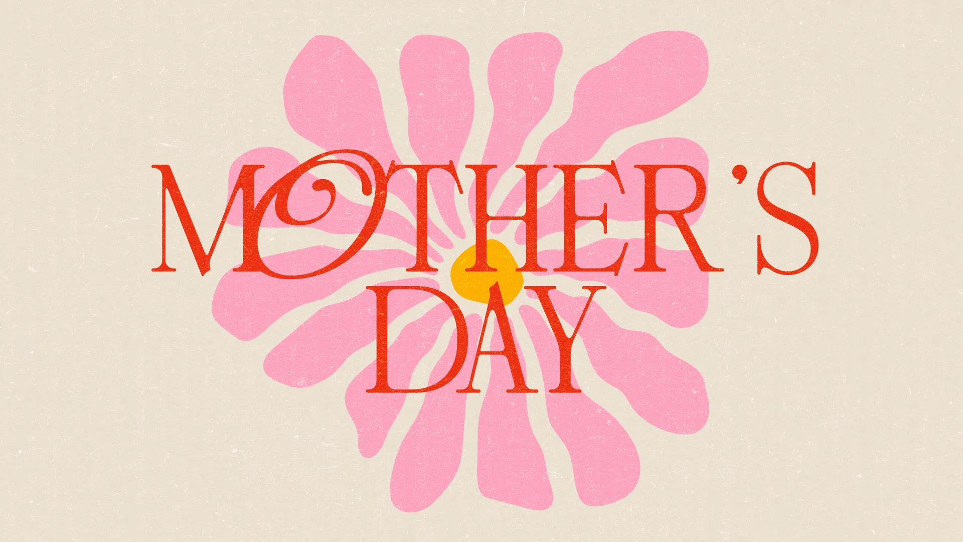 Celebrating Mother's Day with vibrant floral design, symbolizing love, community, and gratitude in faith.