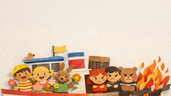 Friendship: blank background