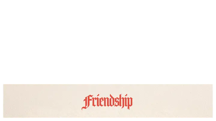 Friendship: lower third