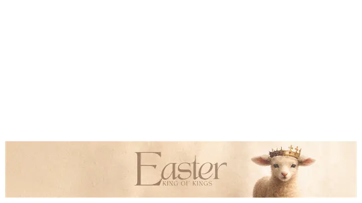 Easter King of Kings: lower third