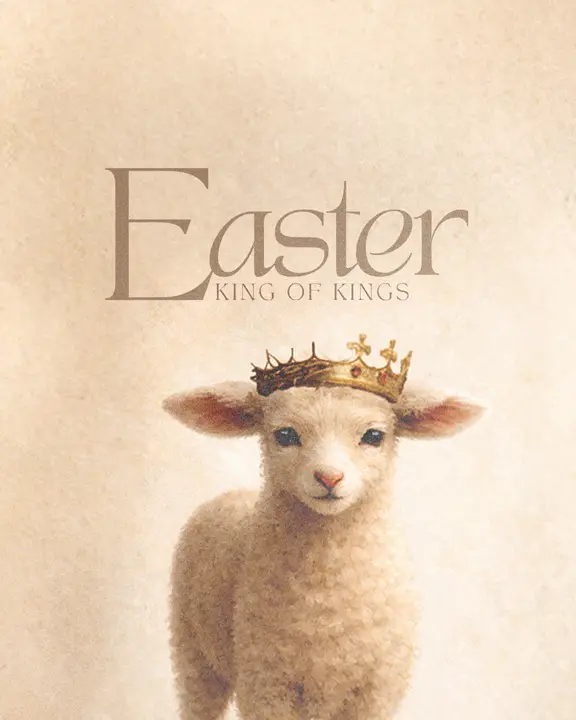 Easter King of Kings: social post
