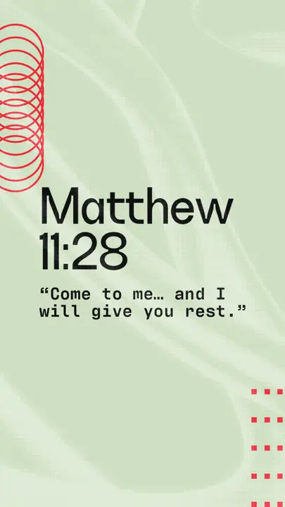 Come To Me And I Will Give You Rest: story