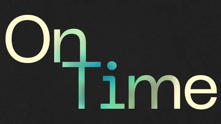 On Time: HD slide